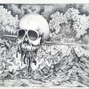Untitled Skull Landscape (2017)